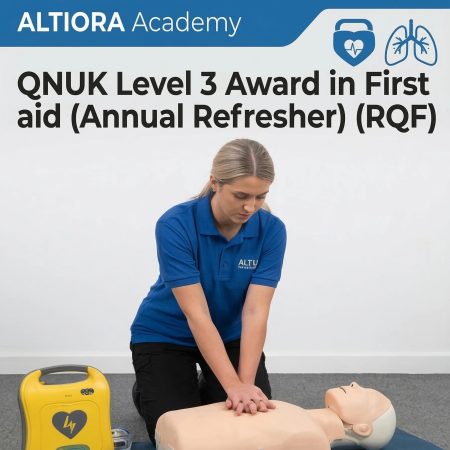 QNUK Level 3 Award in First Aid (Annual Refresher) (RQF) — 12:30 –15:30