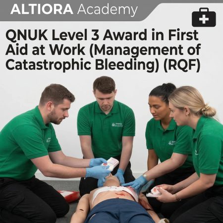 QNUK Level 3 Award in First Aid at Work (Management of Catastrophic Bleeding) (RQF)
